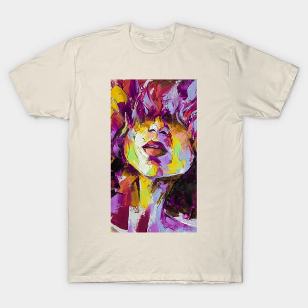 Abstract portrait of a beautiful girl. T-Shirt by MariDein